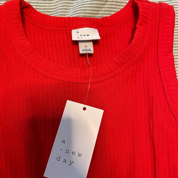 a new day Vibrant Red midi Dress - Picture 2 of 5